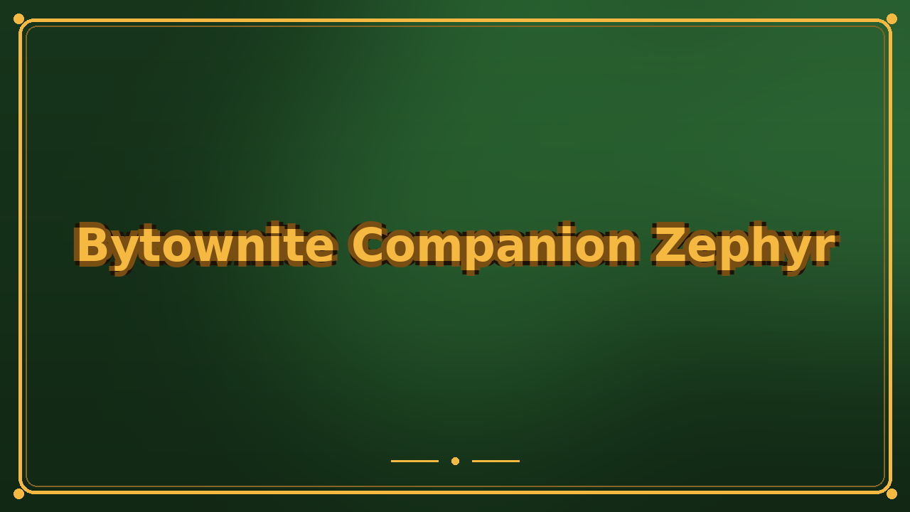 Bytownite Companion Zephyr