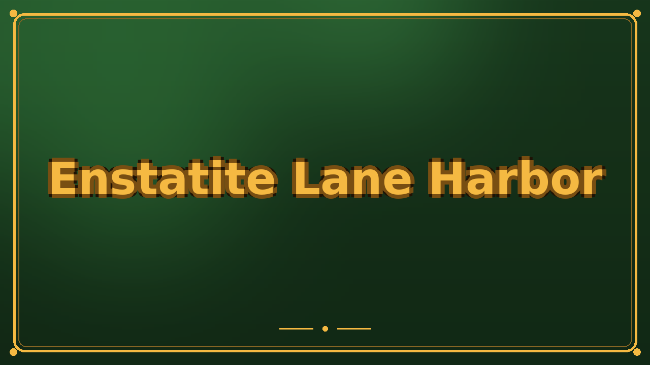 Enstatite Lane Harbor