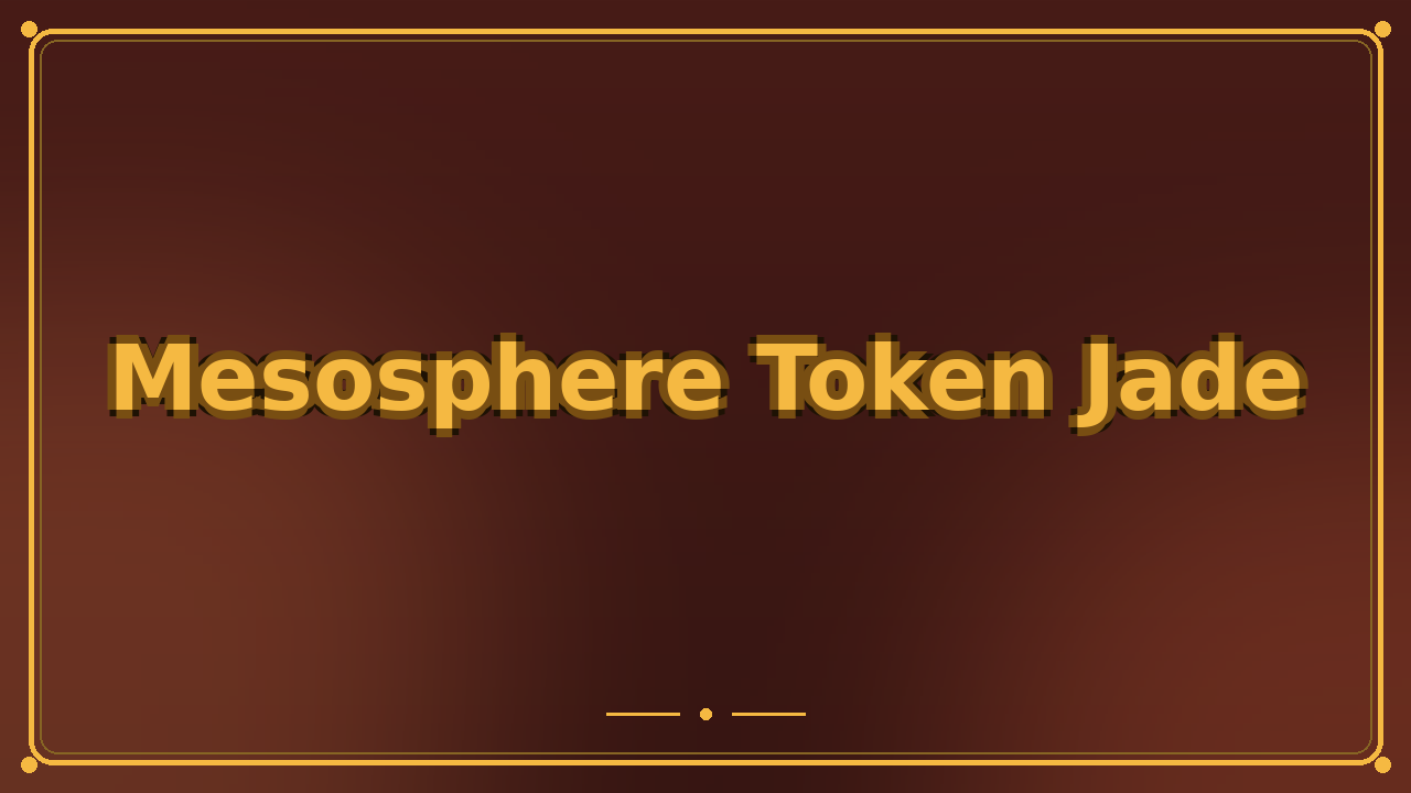 Mesosphere Token Jade