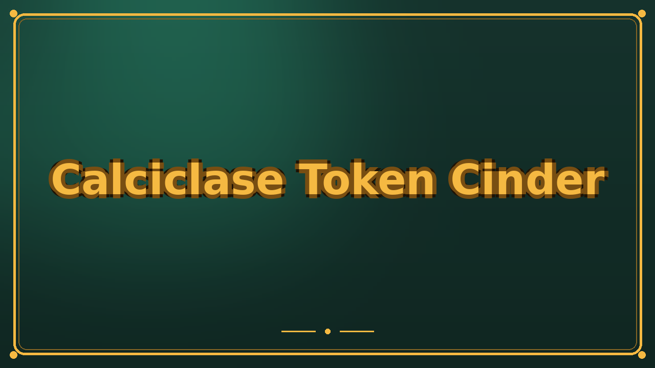 Calciclase Token Cinder