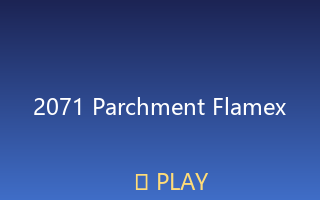 Parchment flame