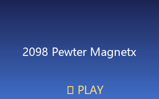 Pewter magnet