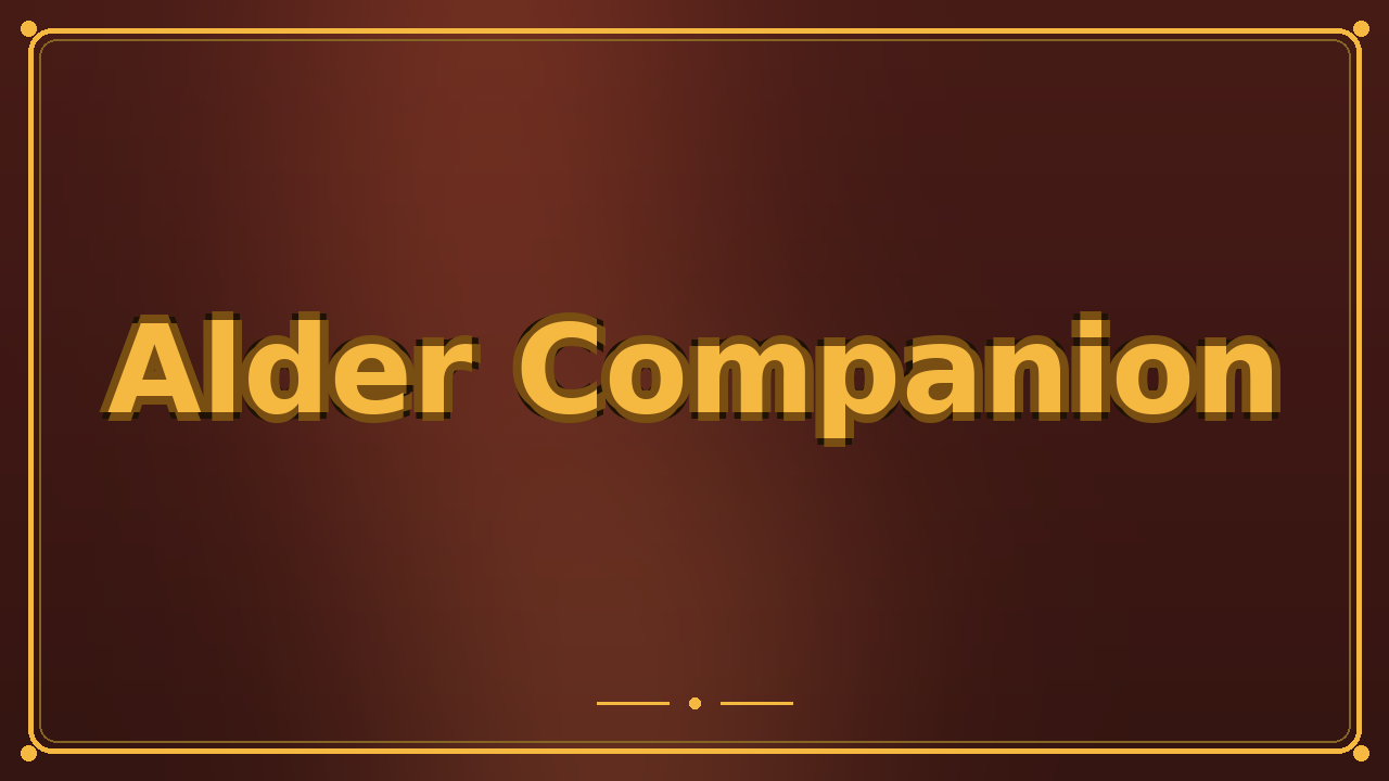 Alder Companion