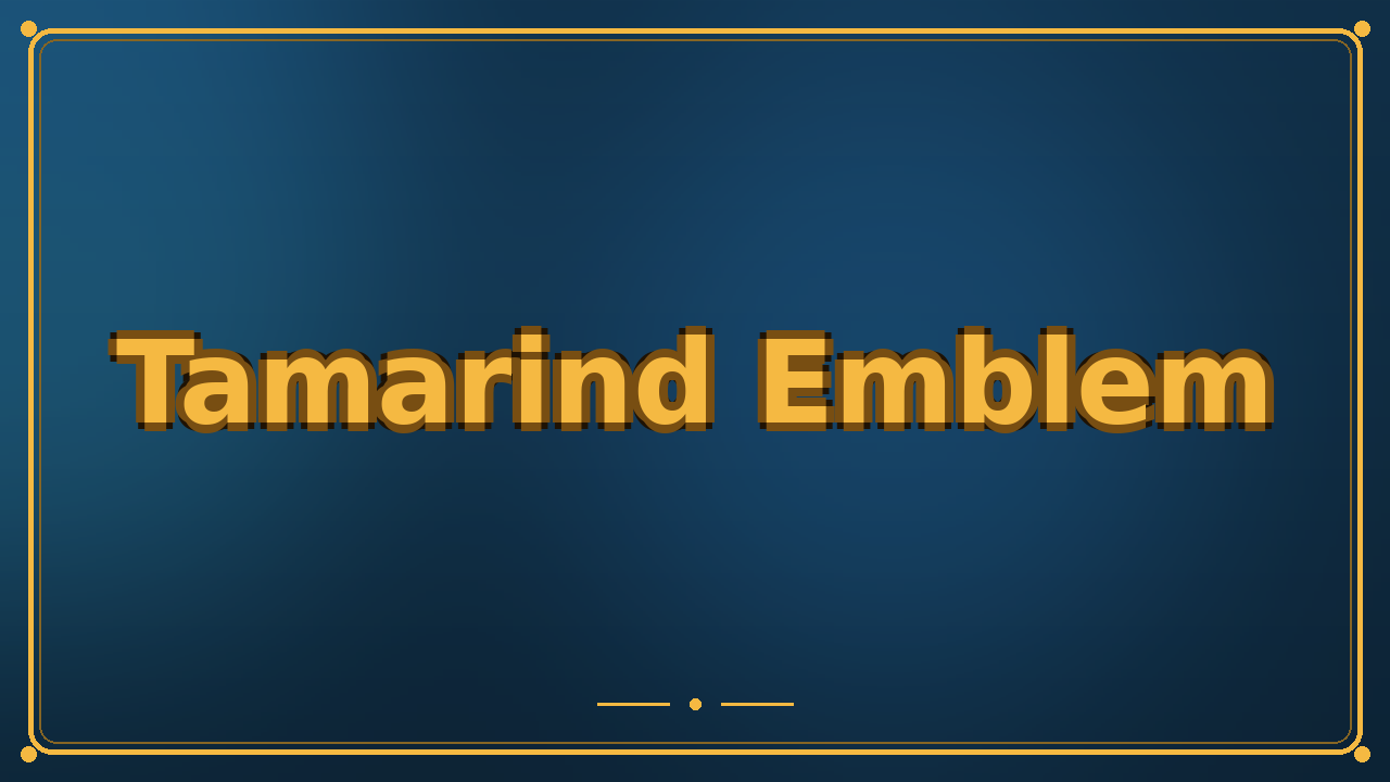 Tamarind Emblem