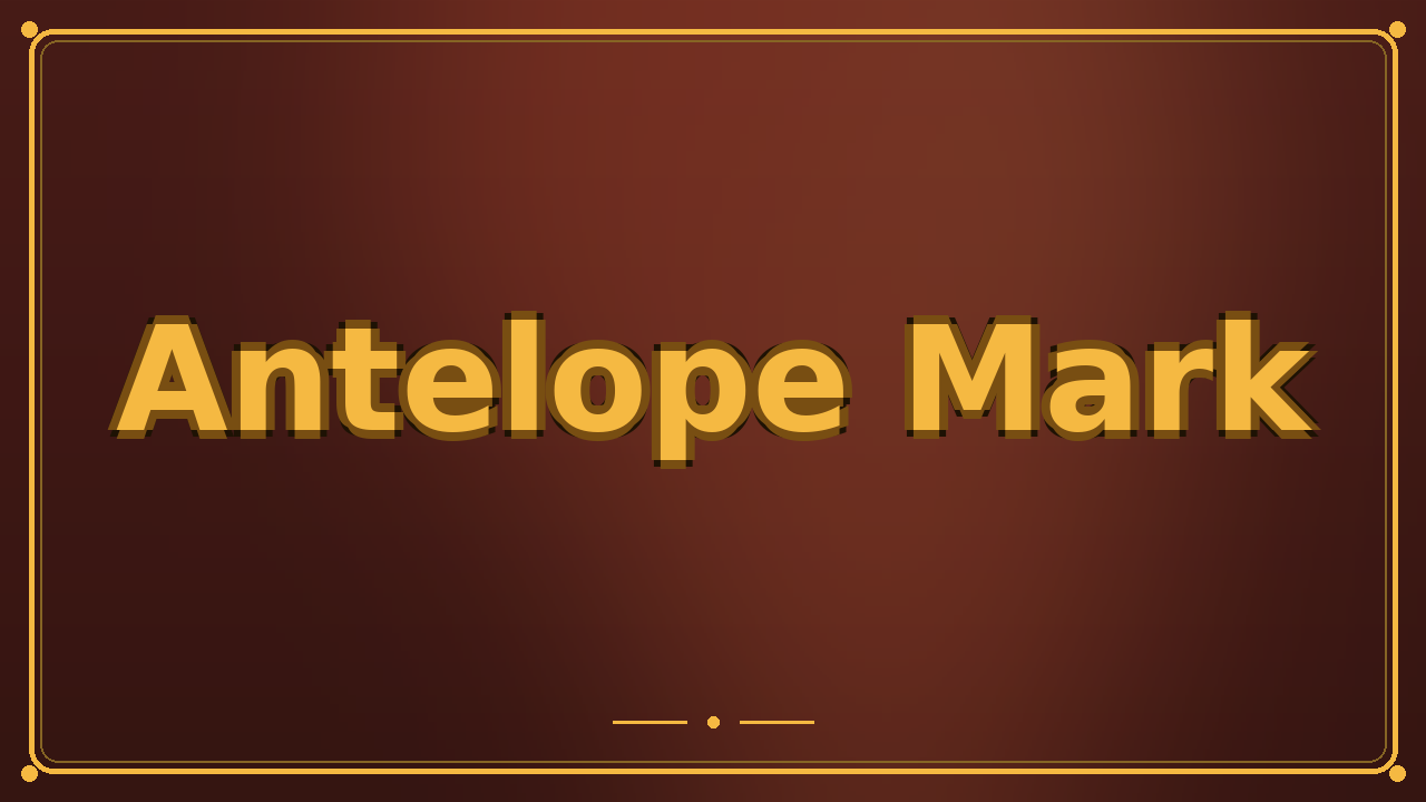 Antelope Mark