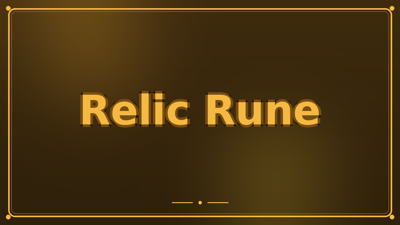 Relic Rune