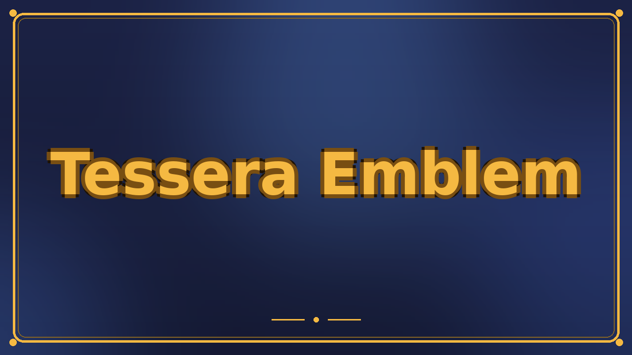 Tessera Emblem